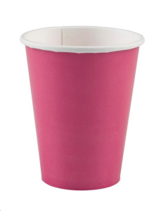 GOBELETS EN CARTON ROSE FUCHSIA
