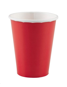 GOBELETS EN CARTON ROUGE