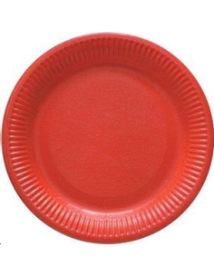 ASSIETTES EN CARTON ROUGE