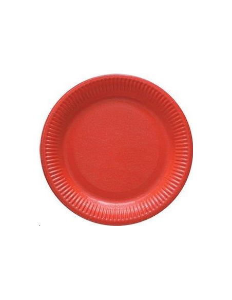 ASSIETTES EN CARTON ROUGE