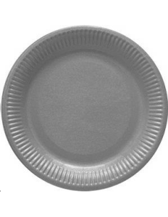 ASSIETTES EN CARTON GRIS