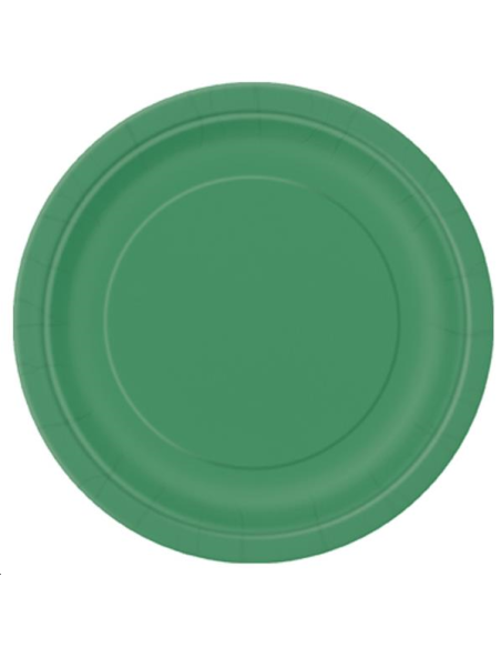 ASSIETTES EN CARTON VERT