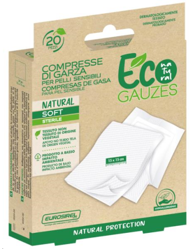 COMPRESSES DE GAZE STERILES 20PCS