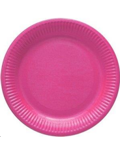 ASSIETTES EN CARTON FUSHIA