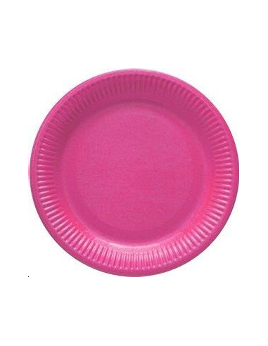 ASSIETTES EN CARTON FUSHIA