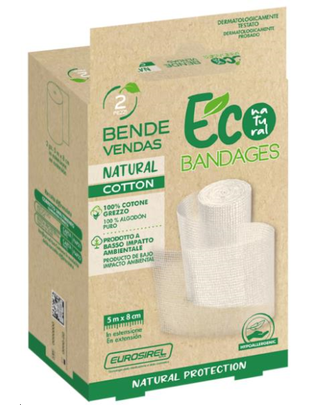 BANDES HYDROPHILES 100% COTON 2PCS