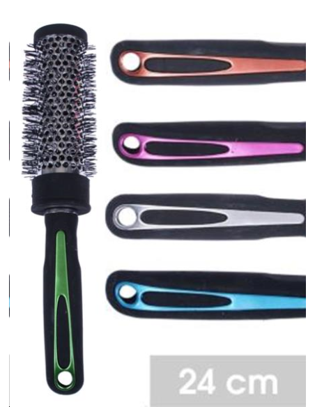 BROSSE CHEVEUX BRUSHING METALISE