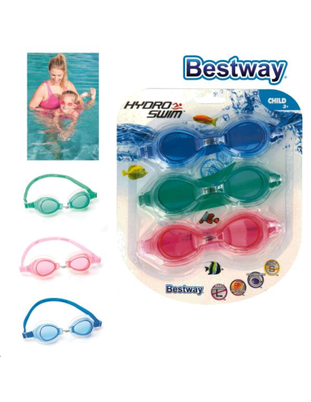 LUNETTES DE NATATION x 3