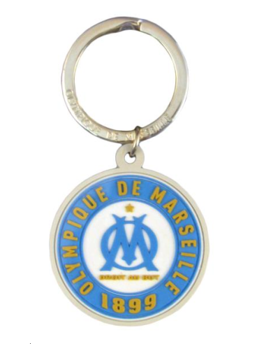 Porte-clef OM en gomme