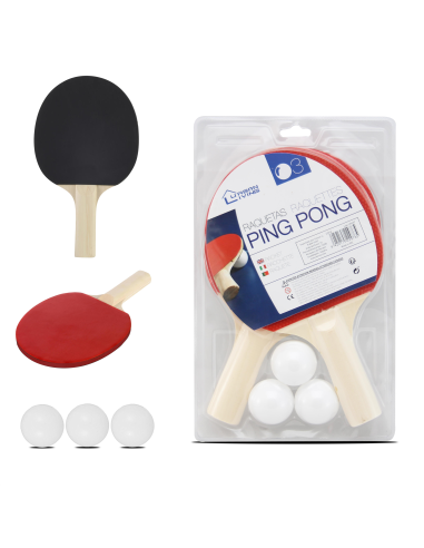 RAQUETTES DE PING PONG + BALLES