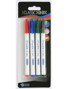 FEUTRE TABLEAU BLANC 4PCS