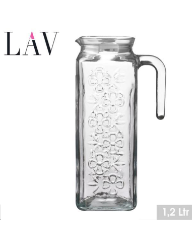 CARAFE D'EAU EN VERRE 1.2L