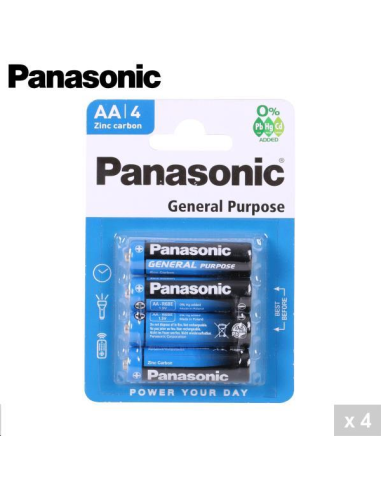 PILE R6 AA PANASONIC 4 PCS