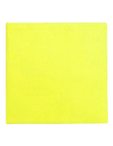 SERVIETTES EN PAPIER JAUNE