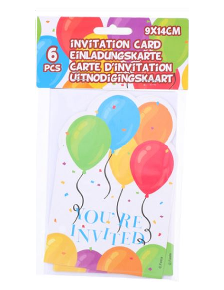 CARTE D'INVITATION ANNIVERSAIRE 