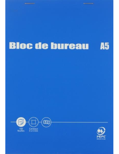 BLOC BUREAU A5