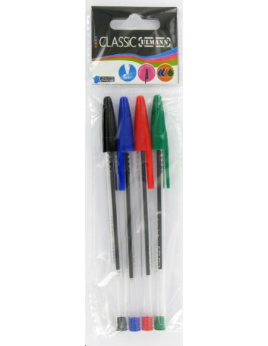 STYLOS A BILLE 4 PCS