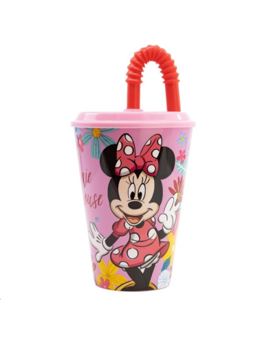 GOBELET PAILLE MINNIE 430ML