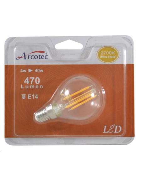 AMPOULE LED SPHERIQUE E14 EQUIV 40W