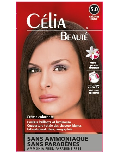 COLORATION CELIA BEAUTE CHATAIN 