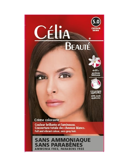 COLORATION CELIA BEAUTE CHATAIN 