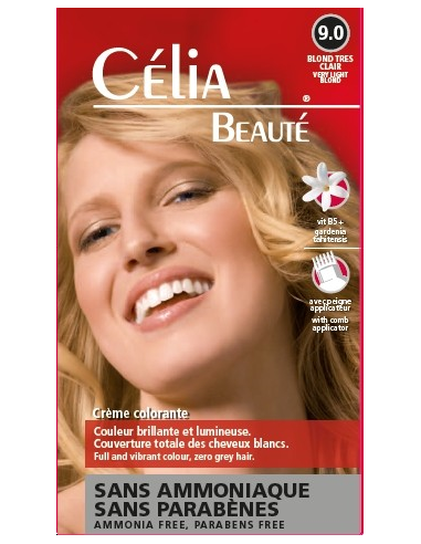 COLORATION CELIA B BLOND TRES CLAIR