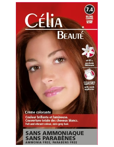 COLORATION CELIA B. BLOND CUIVRE