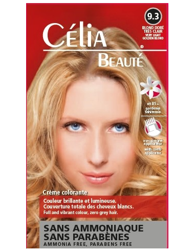 COLORATION BLOND DORE TRES CLAIR