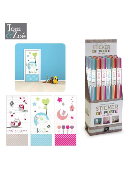 STICKERS DECORATIF PORTE D'ENFANT