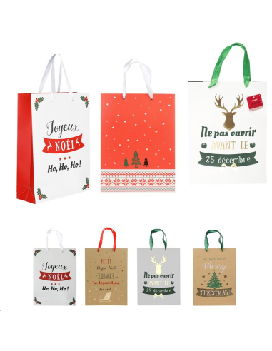 SAC CADEAU NOEL MOYEN FORMAT