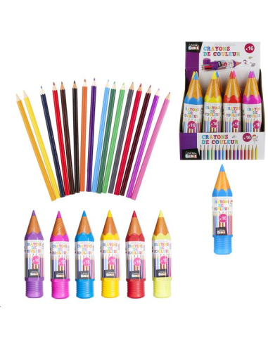 TROUSSE DE 16 CRAYON COULEURS