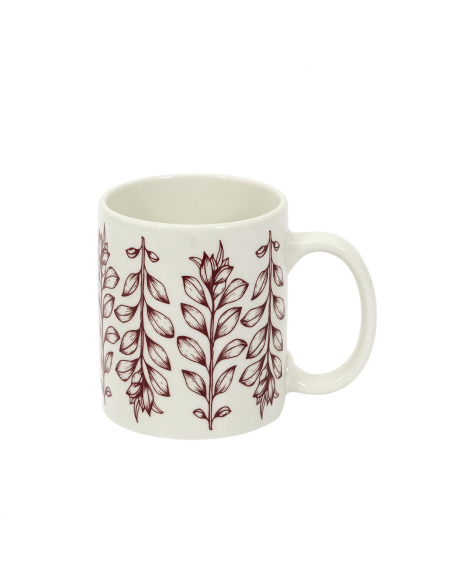 MUG CERAMIQUE COTTAGE ROUGE