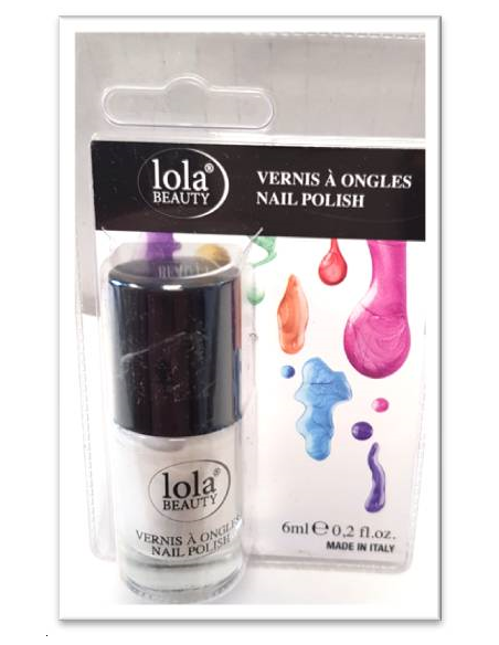 VERNIS N°2 BLANC NACRE LOLA B