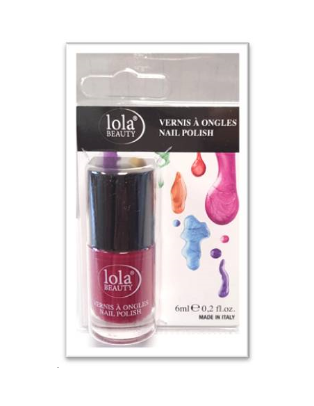 VERNIS N°6 BORDEAUX LOLA B