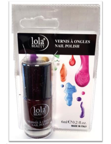 VERNIS N°5 BORDEAUX FONCE LOLA B