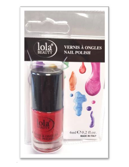 VERNIS N°10 ROUGE PASSION LOLA B