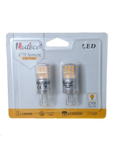 AMPOULES LED G9 EQUIV 40W