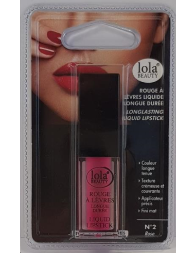 ROUGE A LEVRES LIQUIDE MAT ROSE 