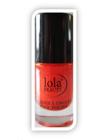 VERNIS N°9 ROUGE VIF PAILLETTE LOLA