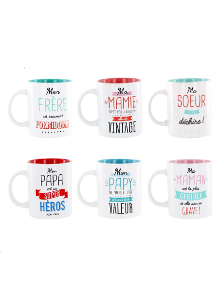 MUG FAMILLE FANTASTIQUE 30CL 