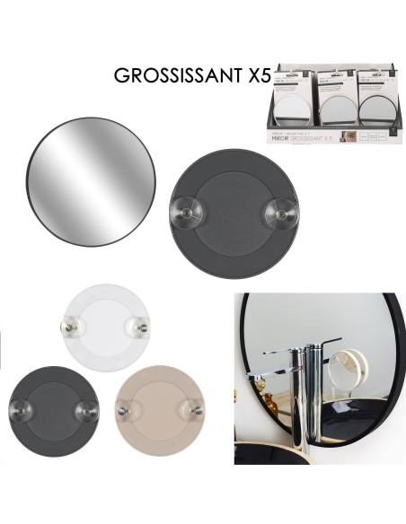 MIROIR GROSSISSANT x 5