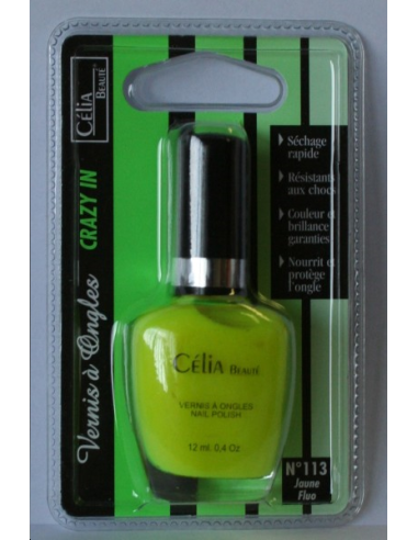 VERNIS A ONGLES JAUNE FLUO