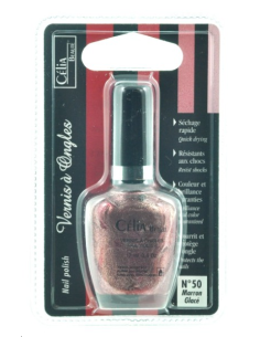 VERNIS A ONGLES MARRON GLACE