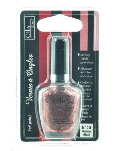 VERNIS A ONGLES MARRON GLACE