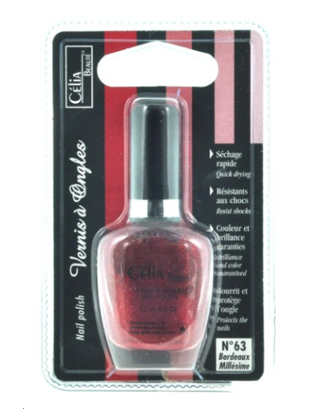 VERNIS A ONGLES BORDEAUX MILLESIME 