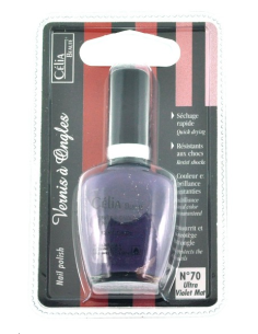 VERNIS A ONGLES VIOLET MAT