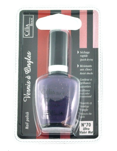 VERNIS A ONGLES VIOLET MAT
