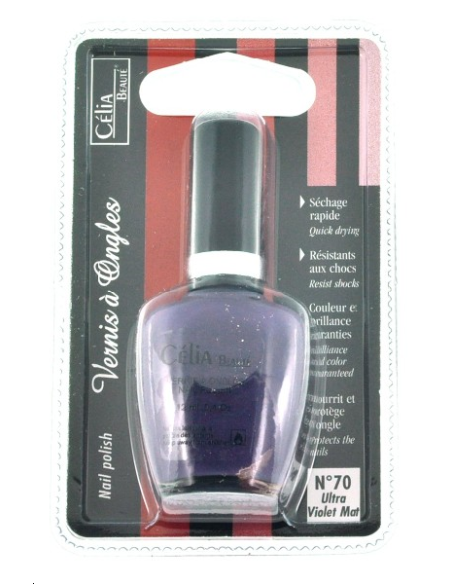 VERNIS A ONGLES VIOLET MAT