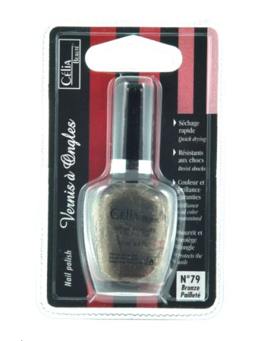 VERNIS A ONGLES BRONZE PAILLETE