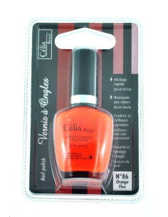 VERNIS A ONGLES ORANGE FLUO